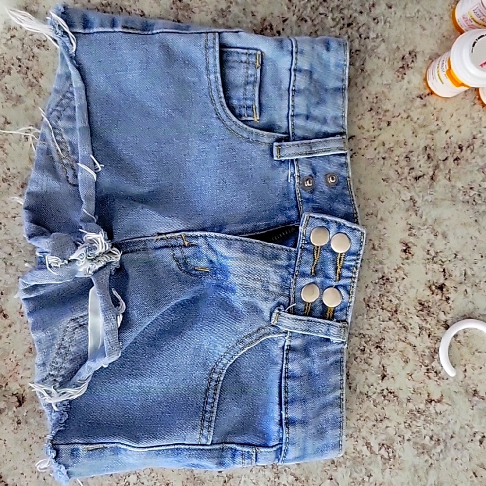 Kids Blue Jean Shorts